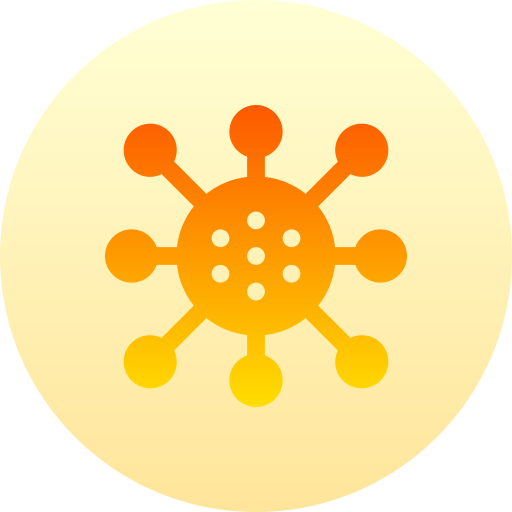 virus Basic Gradient Circular Icône