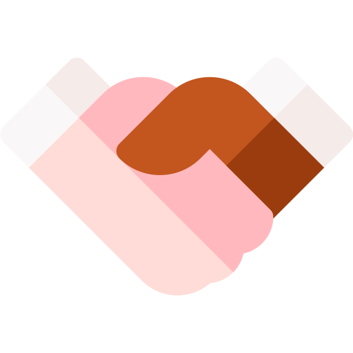 Handshake Basic Rounded Flat icon