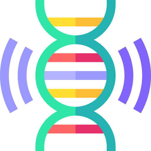 genética Basic Straight Flat icono