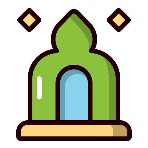 púlpito Generic Outline Color icono