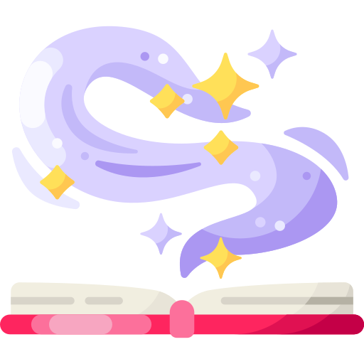 Magic book Special Shine Flat icon