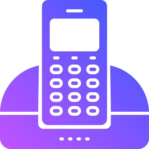 telefon stacjonarny Generic Flat Gradient ikona