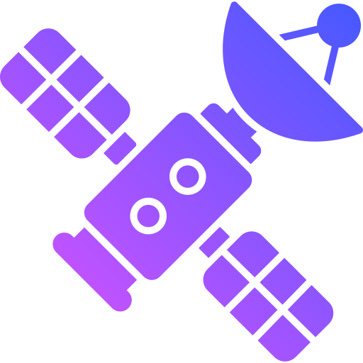 satélite Generic Flat Gradient icono