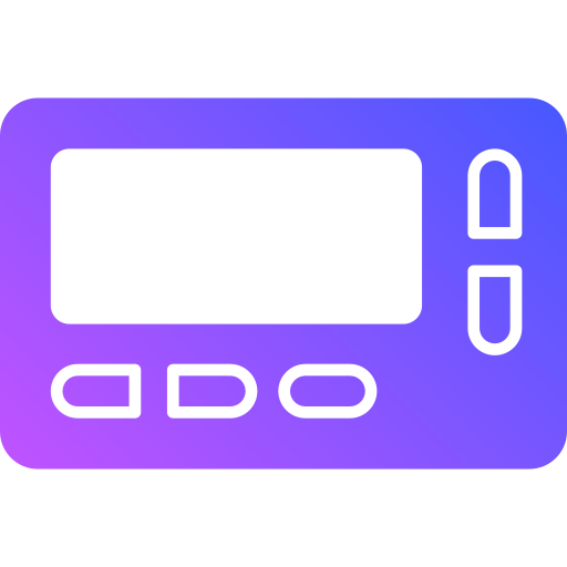 pager Generic Flat Gradient ikona