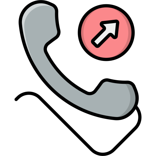 Outgoing call Generic Outline Color icon
