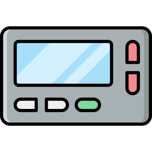 휴대용 소형 무선 호출기 Generic Outline Color icon