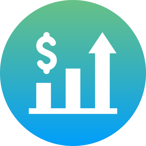crescita Generic Flat Gradient icona