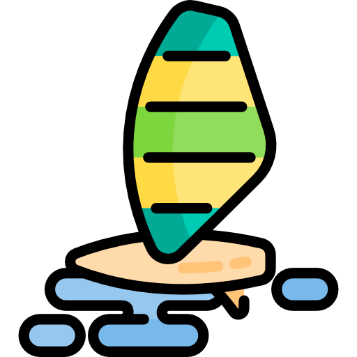 윈드 서핑 Special Lineal color icon
