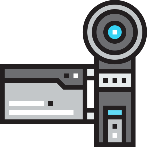 Camcorder Detailed Straight Lineal color icon