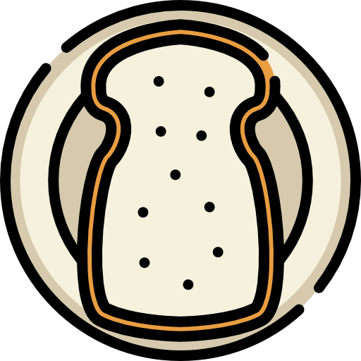geroosterd brood Special Lineal color icoon