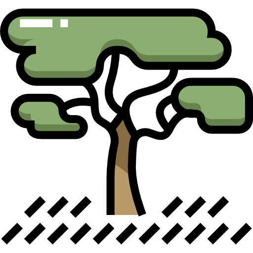 Tree Detailed Straight Lineal color icon