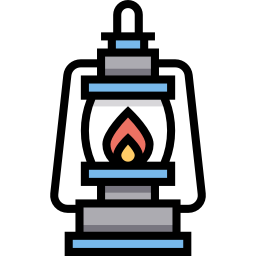 Lantern Detailed Straight Lineal color icon