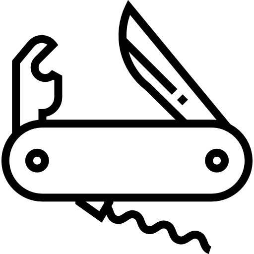 canivete suíço Detailed Straight Lineal Ícone