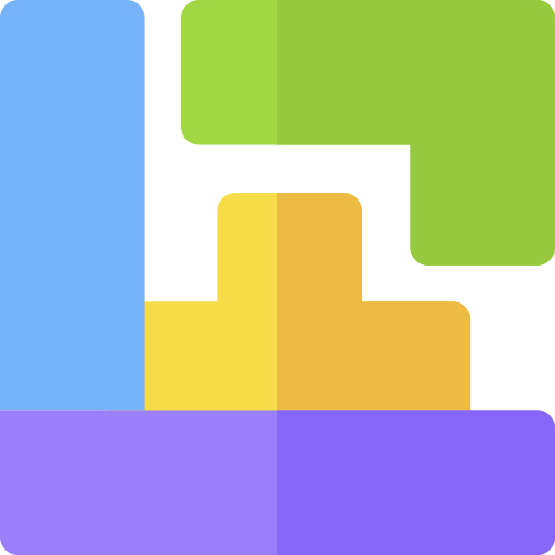 tetris Basic Rounded Flat icono