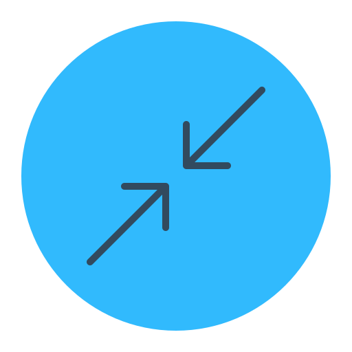 minimaliseer teken Generic Flat icoon