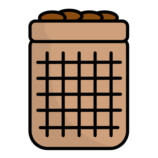 Coffee bag Generic Outline Color icon