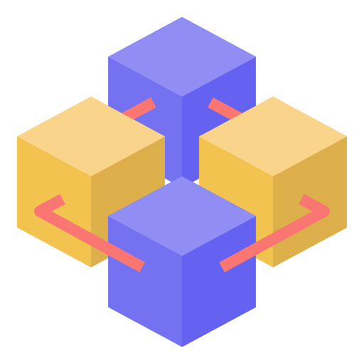 ブロックチェーン Generic Flat icon