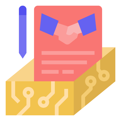 Smart contracts Generic Flat icon