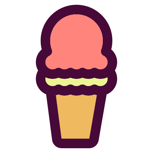 cucurucho de helado Generic Outline Color icono