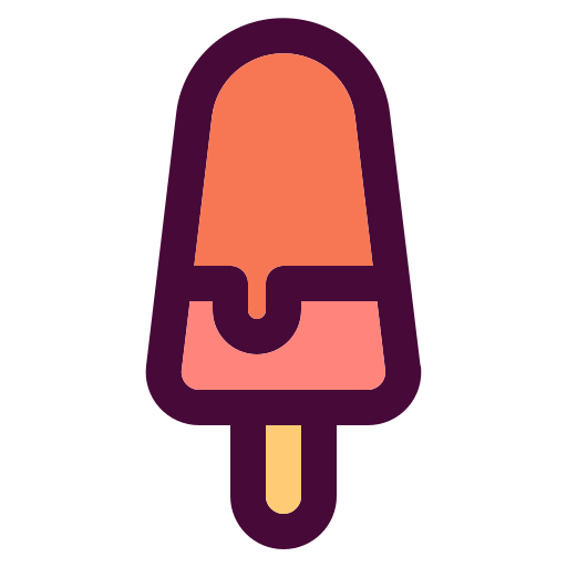 bâtonnet de crème glacée Generic Outline Color Icône