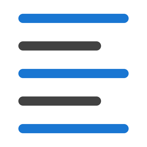 왼쪽 정렬 Generic Flat icon