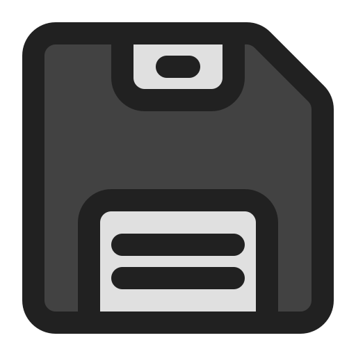 保存 Generic Outline Color icon