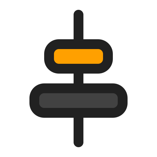 Horizontal alignment Generic Outline Color icon