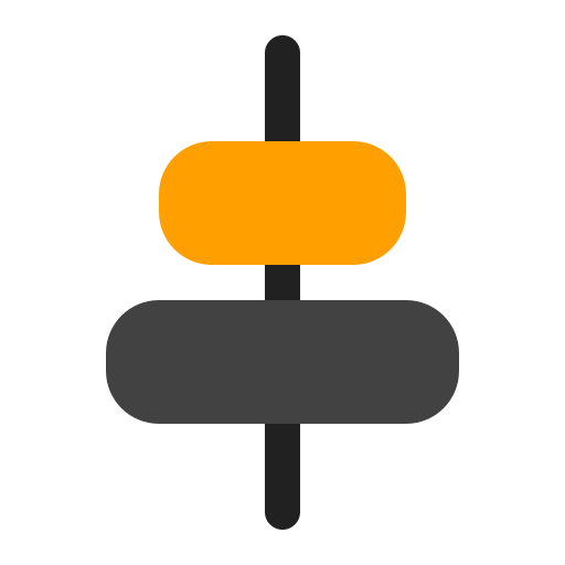 horizontale ausrichtung Generic Flat icon