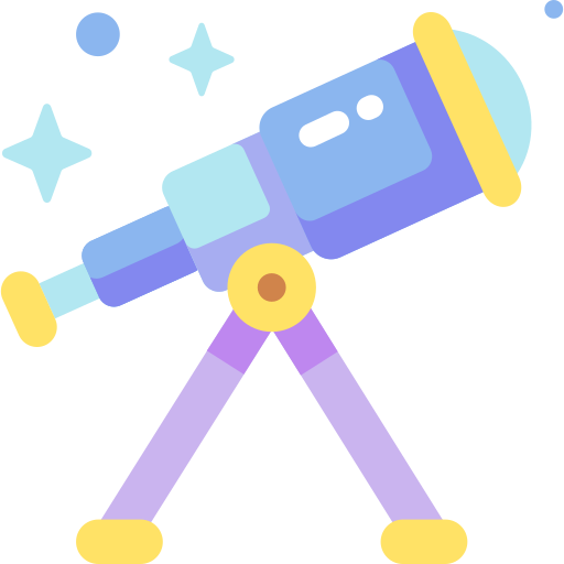 Telescope Special Candy Flat icon