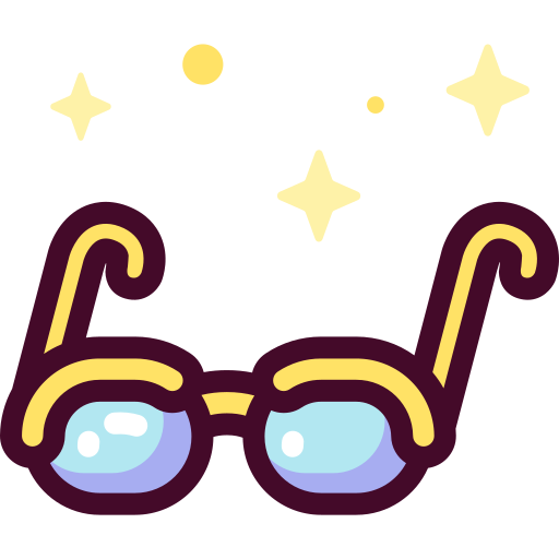 Glasses Special Candy Lineal color icon