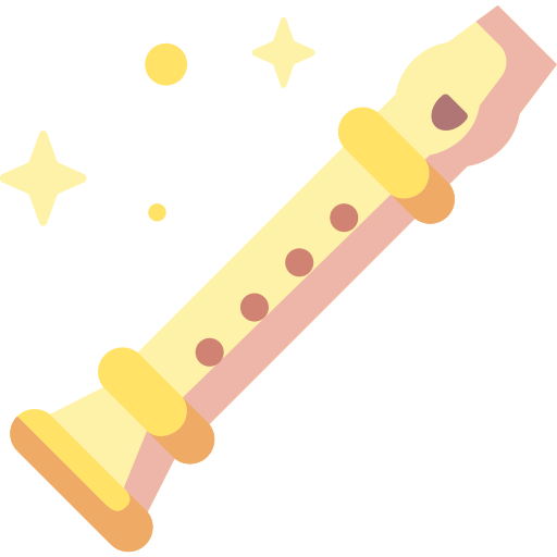 flauta Special Candy Flat Ícone