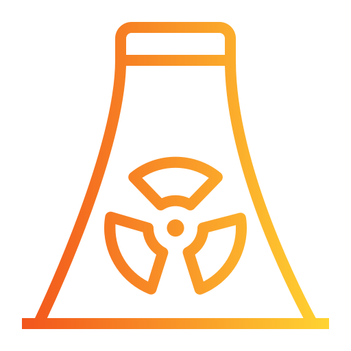 energia nuklearna Generic Gradient ikona