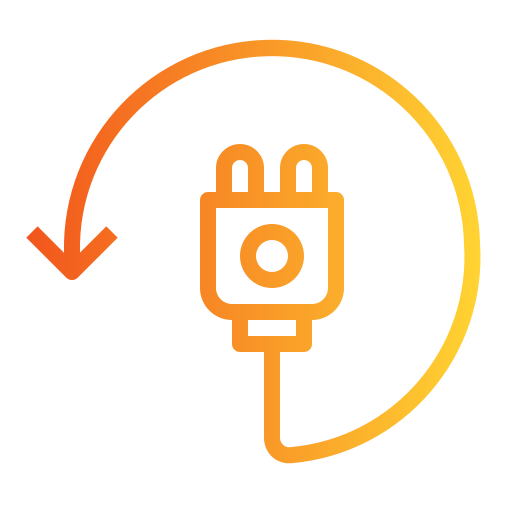Electric plug Generic Gradient icon