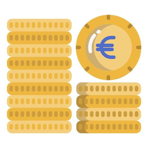 Coins Icongeek26 Flat icon