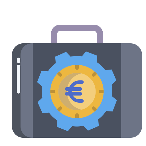 Briefcase Icongeek26 Flat icon