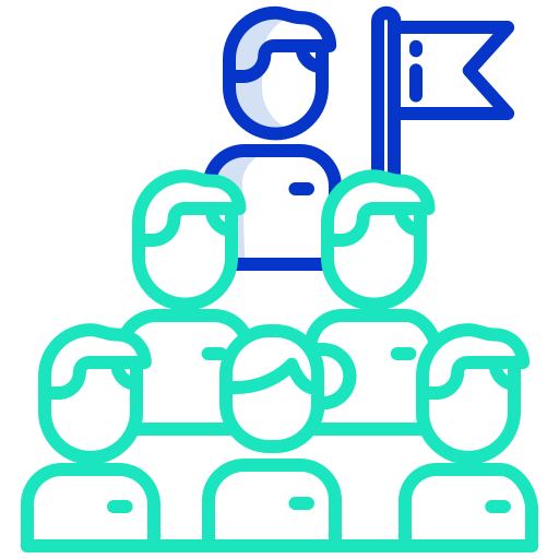 Team leader Icongeek26 Outline Colour icon