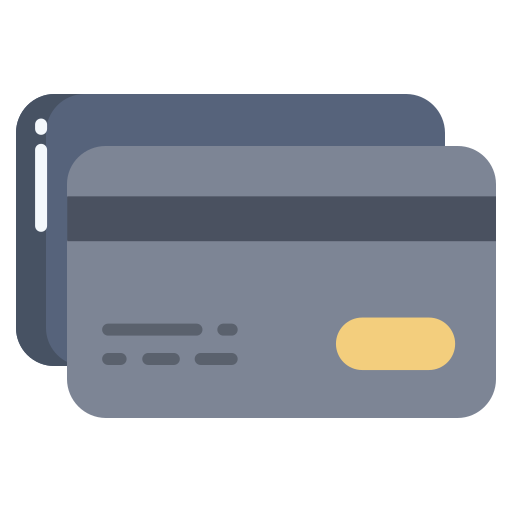 Credit card Icongeek26 Flat icon