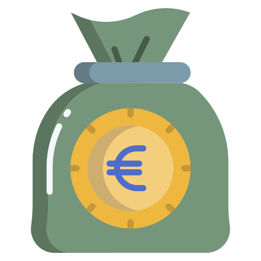 Money bag Icongeek26 Flat icon