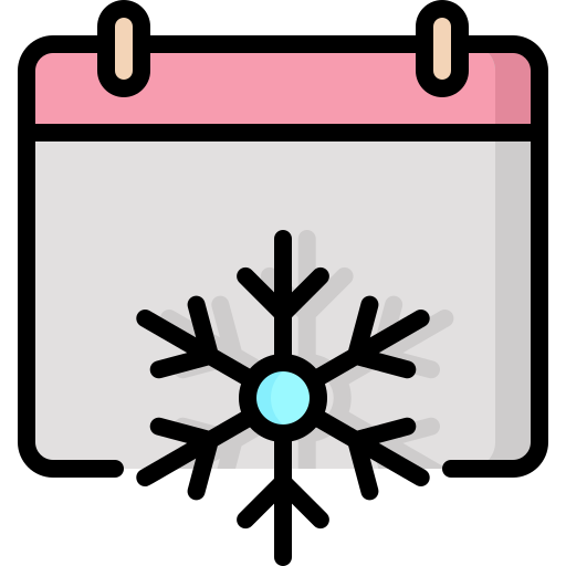 冬 bqlqn Lineal Color icon