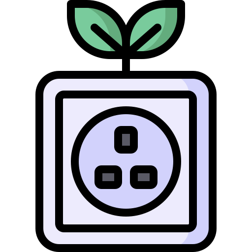 Power socket bqlqn Lineal Color icon