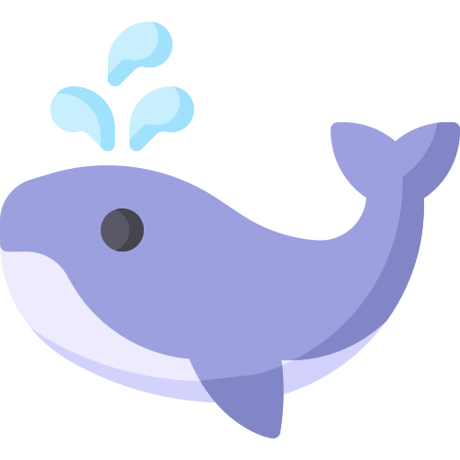 Whale bqlqn Flat icon