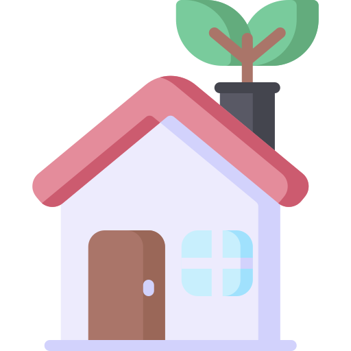 Eco house bqlqn Flat icon