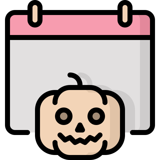 ハロウィン bqlqn Lineal Color icon