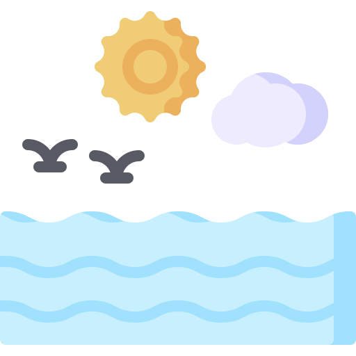 Sea bqlqn Flat icon