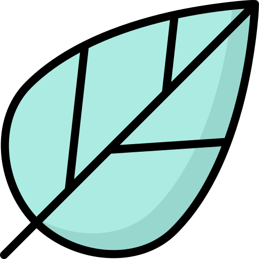 Leaf bqlqn Lineal Color icon