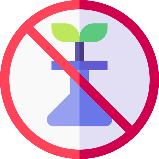No preservatives Basic Straight Flat icon