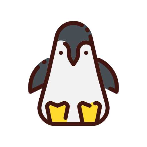pinguino Good Ware Lineal Color icona