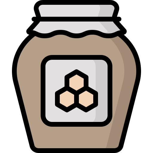 Honey jar bqlqn Lineal Color icon