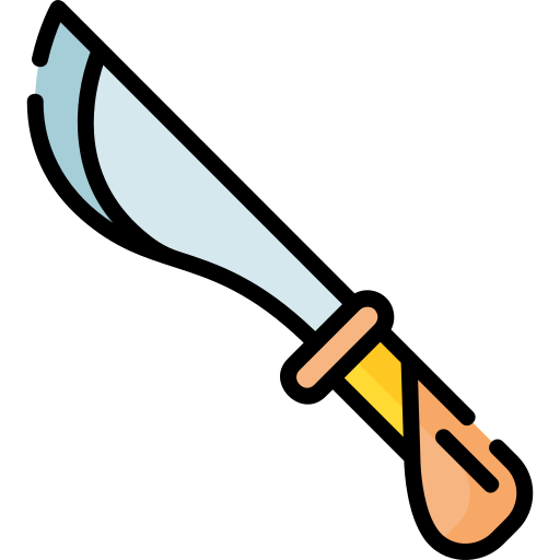 machete Special Lineal color icono