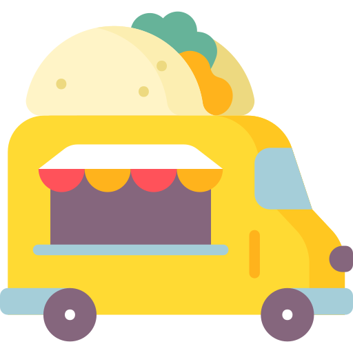 ciężarówka z żywnością Special Flat ikona